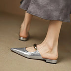 Vieste Genuine Leather Mules — Hopeforwho (view 7)