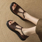 Whitney Leather Sandals — Hopeforwho (view 6)