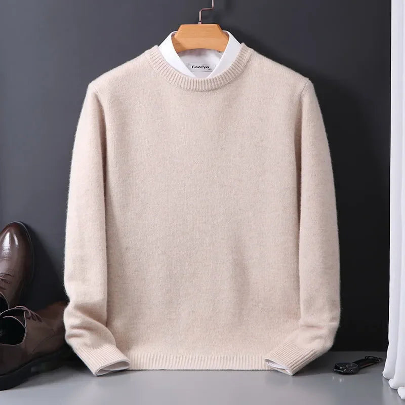 Cashmere Blend Sweater – Men's Soft Knit Pullover | Verano — Hopeforwho (view 10)