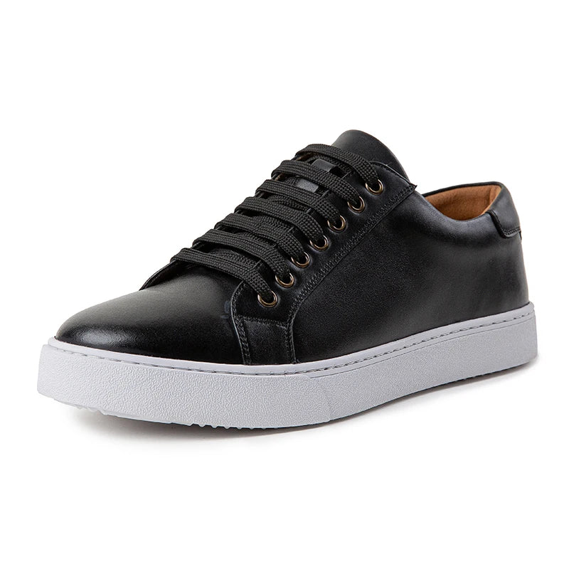 Men's Genuine Leather Sneakers | Savoni — Hopeforwho (view 12)