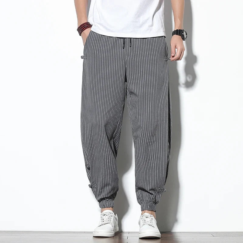 Kaizen Striped Joggers — Hopeforwho