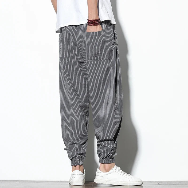 Kaizen Striped Joggers — Hopeforwho (view 2)