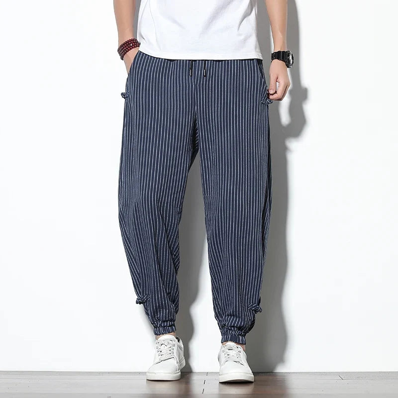 Kaizen Striped Joggers — Hopeforwho (view 5)