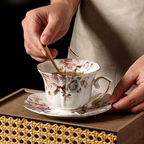 Golden Rose Ceramic Set — Hopeforwho (view 3)