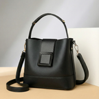 Women's Leather Handbag with Gold Hardware | Savona — Hopeforwho (view 3)