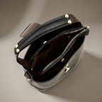 Women's Leather Handbag with Gold Hardware | Savona — Hopeforwho (view 4)