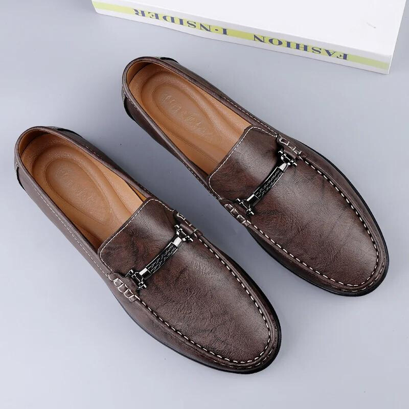 Valente Genuine Leather Loafers — Hopeforwho (view 6)