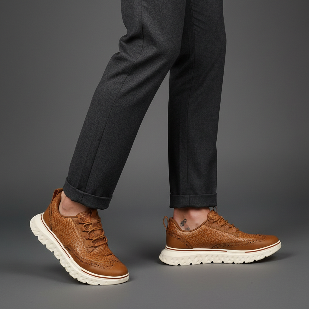 Forge Leather Sneakers — Hopeforwho (view 9)
