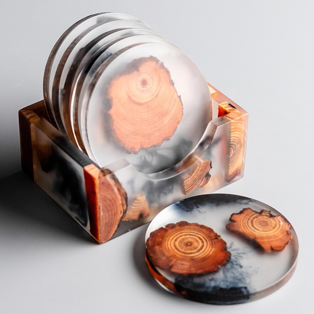 Pine Prism Coaster Set — Hopeforwho (view 2)