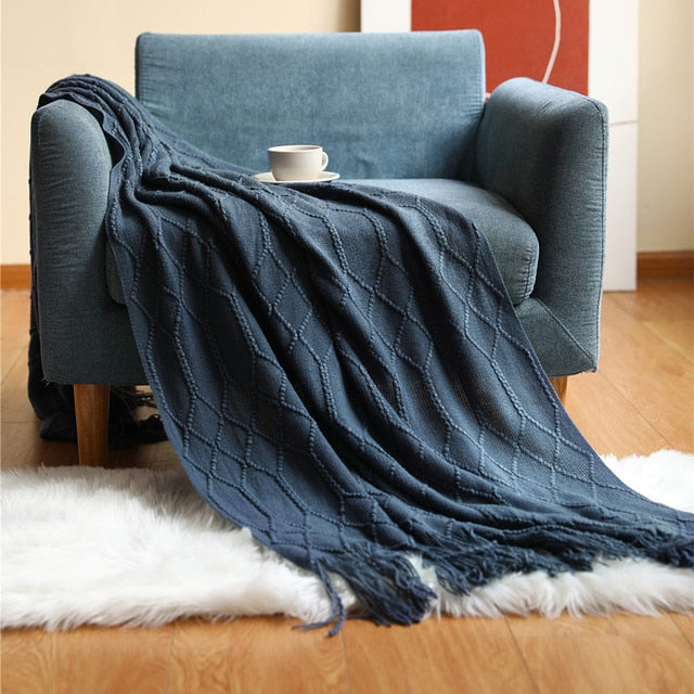 Veha Knitted Blanket — Hopeforwho (view 3)