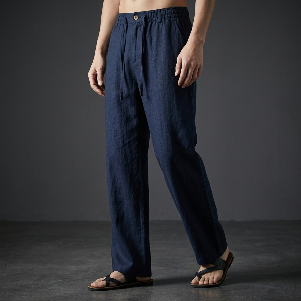 Montego Linen Trouser — Hopeforwho (view 10)