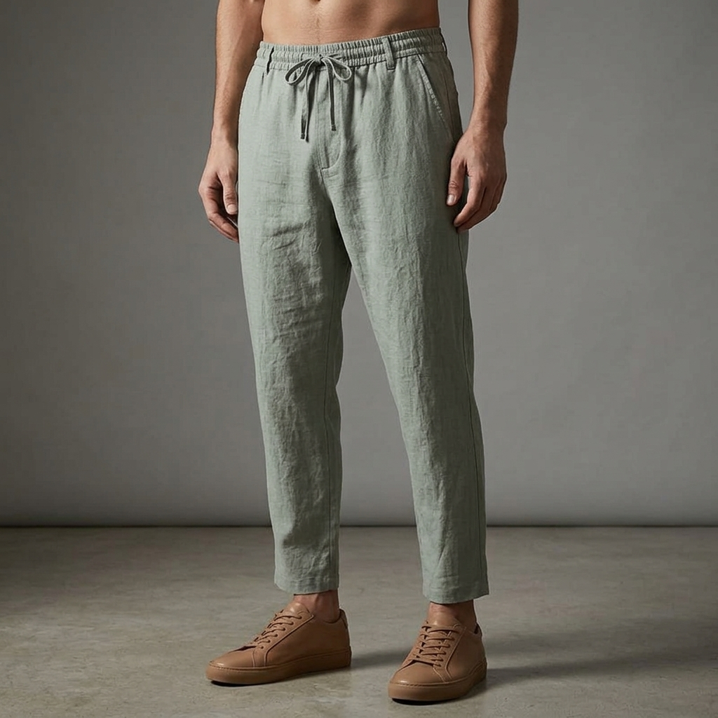 Montego Linen Trouser — Hopeforwho (view 9)