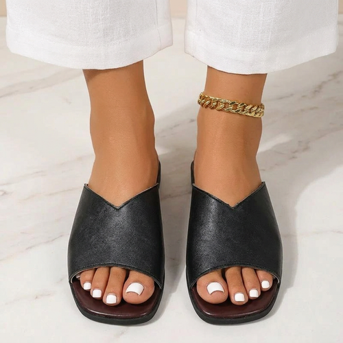 Addison Leather Flats — Hopeforwho (view 2)