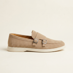 Como Suede Double-Buckle Loafers — Hopeforwho (view 7)