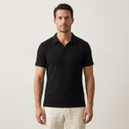 Taormina Ribbed Knit Polo — Hopeforwho (view 6)