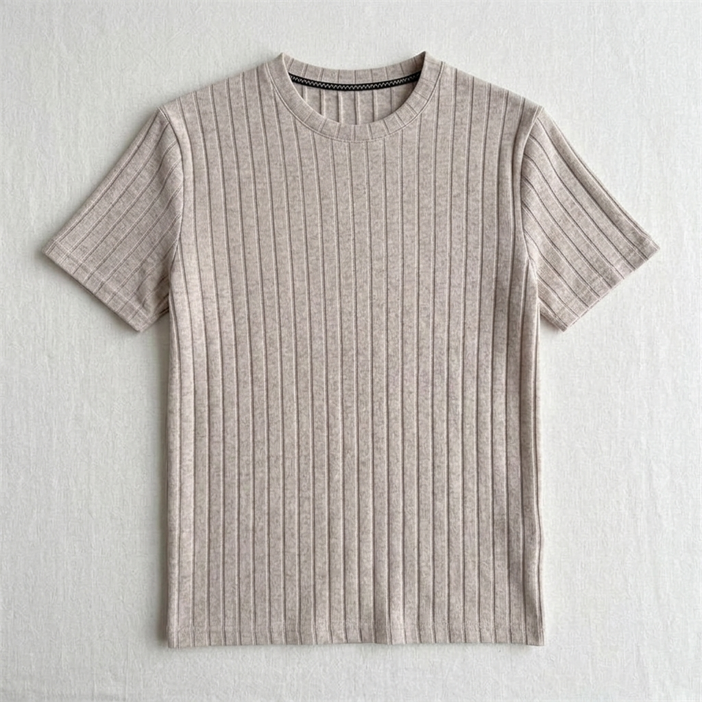 Rapallo Ribbed T-Shirt — Hopeforwho (view 4)