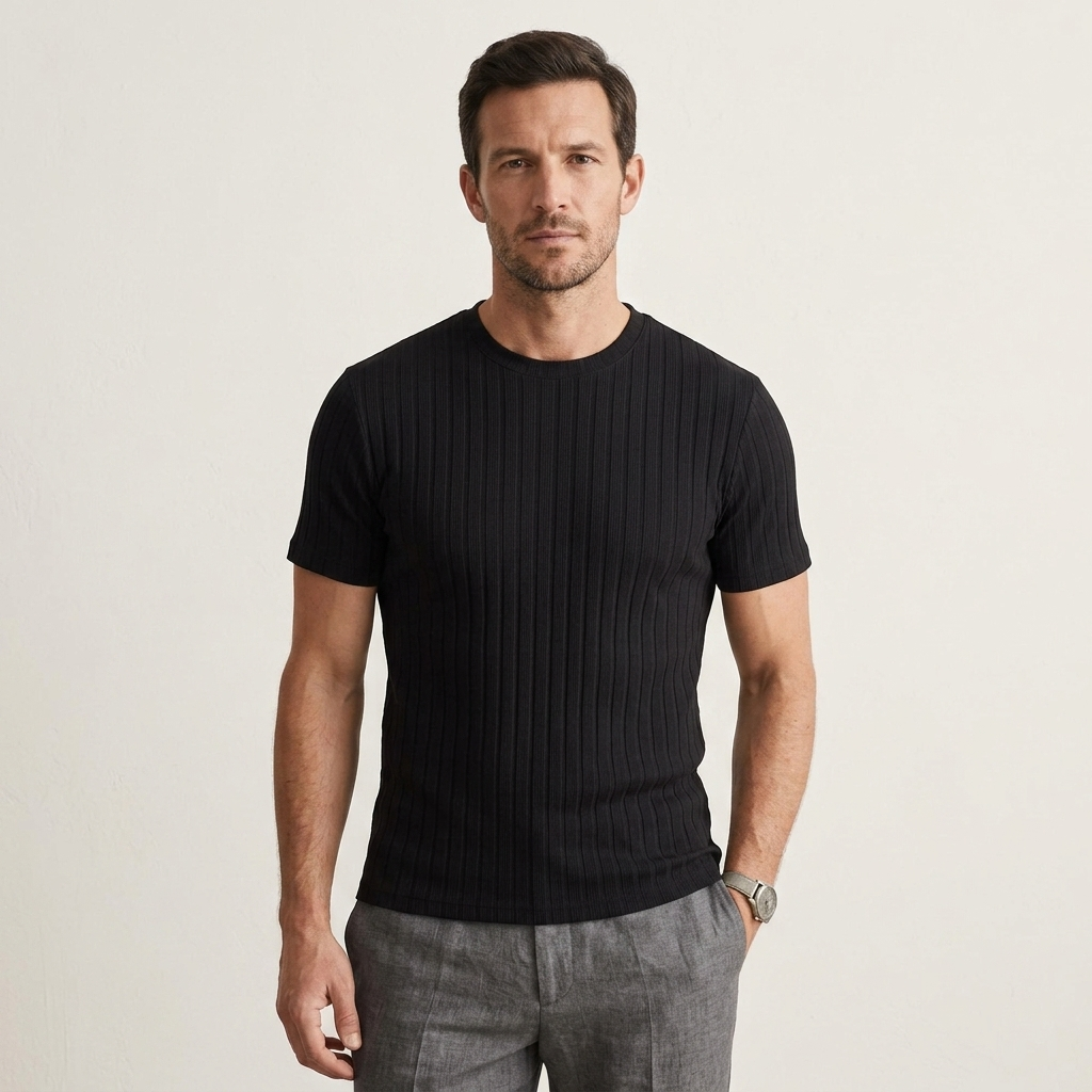 Rapallo Ribbed T-Shirt — Hopeforwho (view 9)