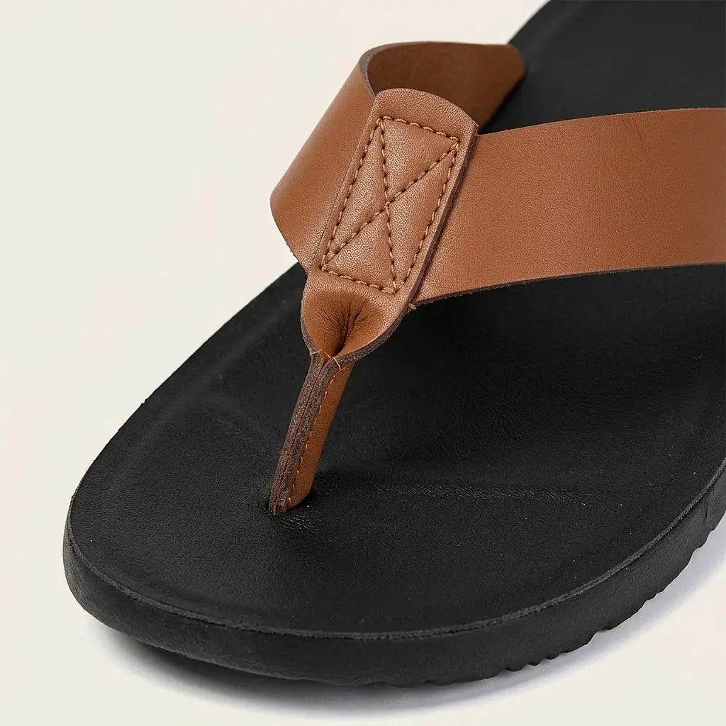 Minori Leather Sandals — Hopeforwho (view 3)