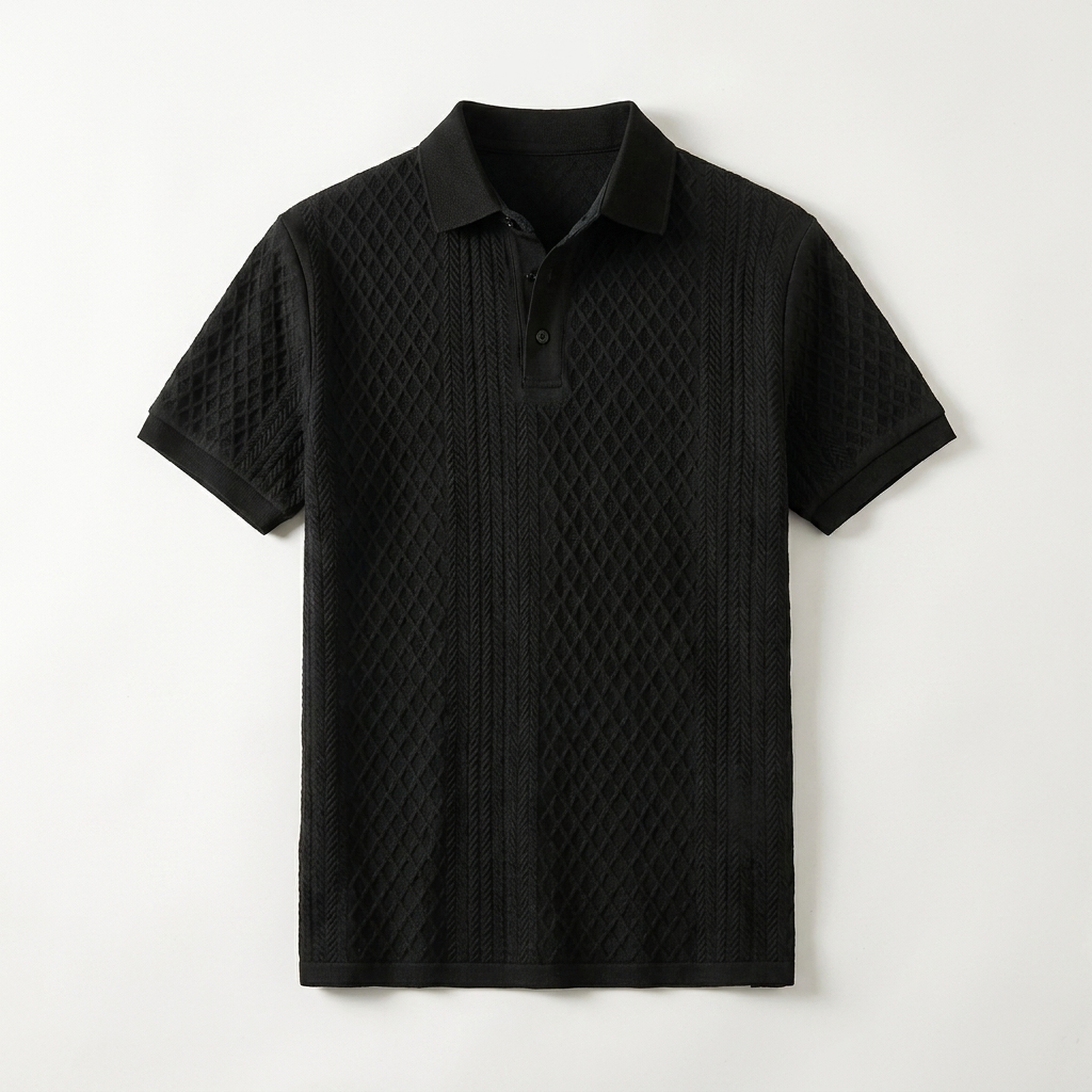 Levanto Jacquard Polo — Hopeforwho (view 10)