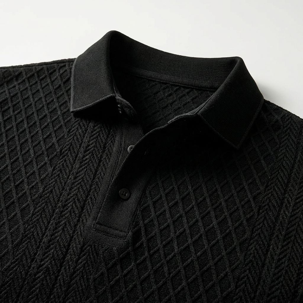 Levanto Jacquard Polo — Hopeforwho (view 11)