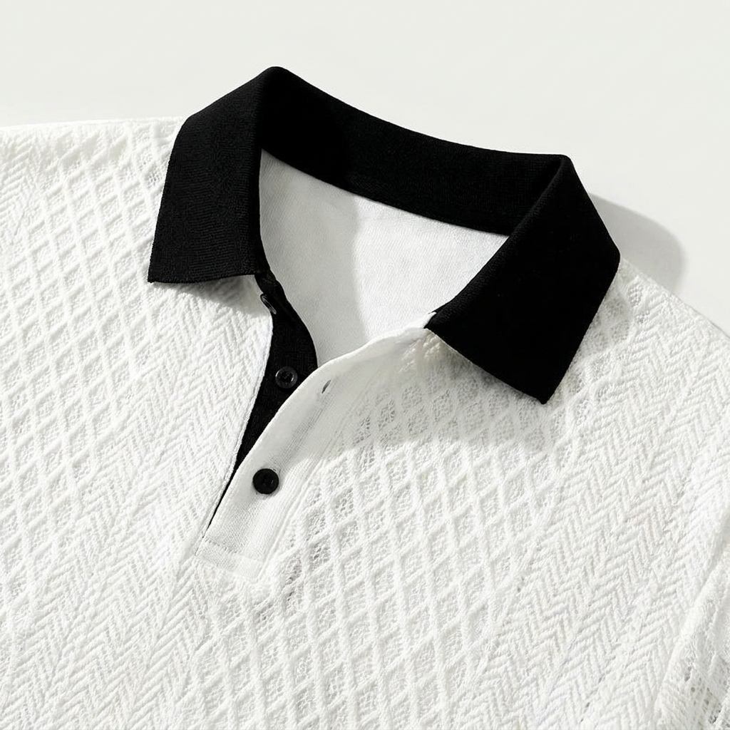 Levanto Jacquard Polo — Hopeforwho (view 6)