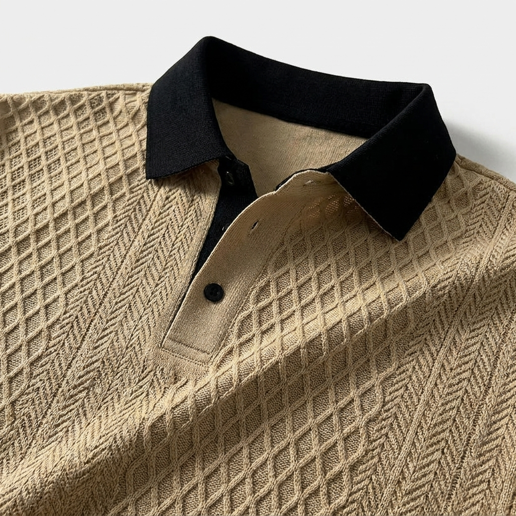 Levanto Jacquard Polo — Hopeforwho (view 2)