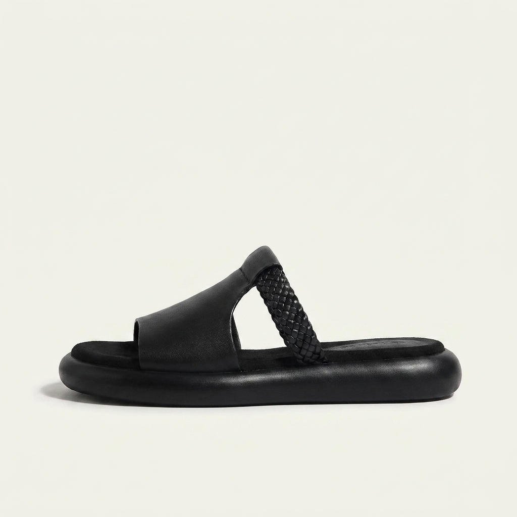 Marsala Leather Flats — Hopeforwho (view 2)