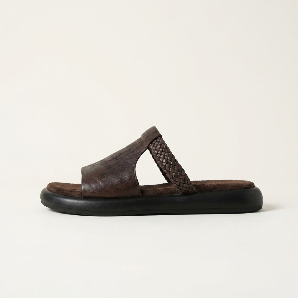 Marsala Leather Flats — Hopeforwho (view 7)
