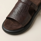 Marsala Leather Flats — Hopeforwho (view 8)