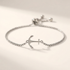 Cervo Steel Anchor Bracelet — Hopeforwho (view 4)