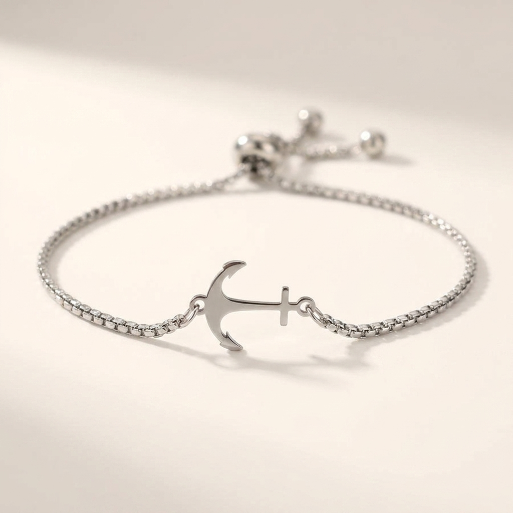 Cervo Steel Anchor Bracelet — Hopeforwho (view 4)
