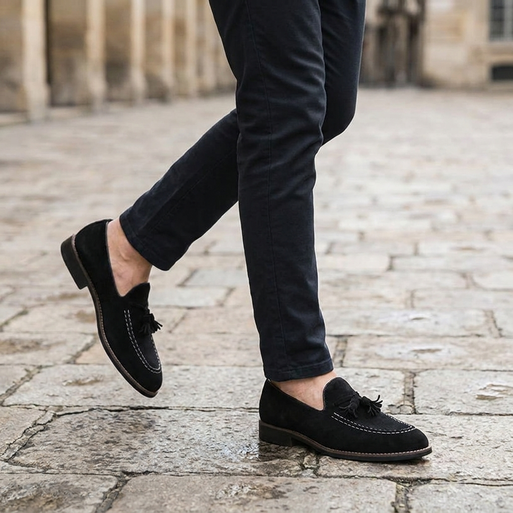 Barolo Suede Loafers