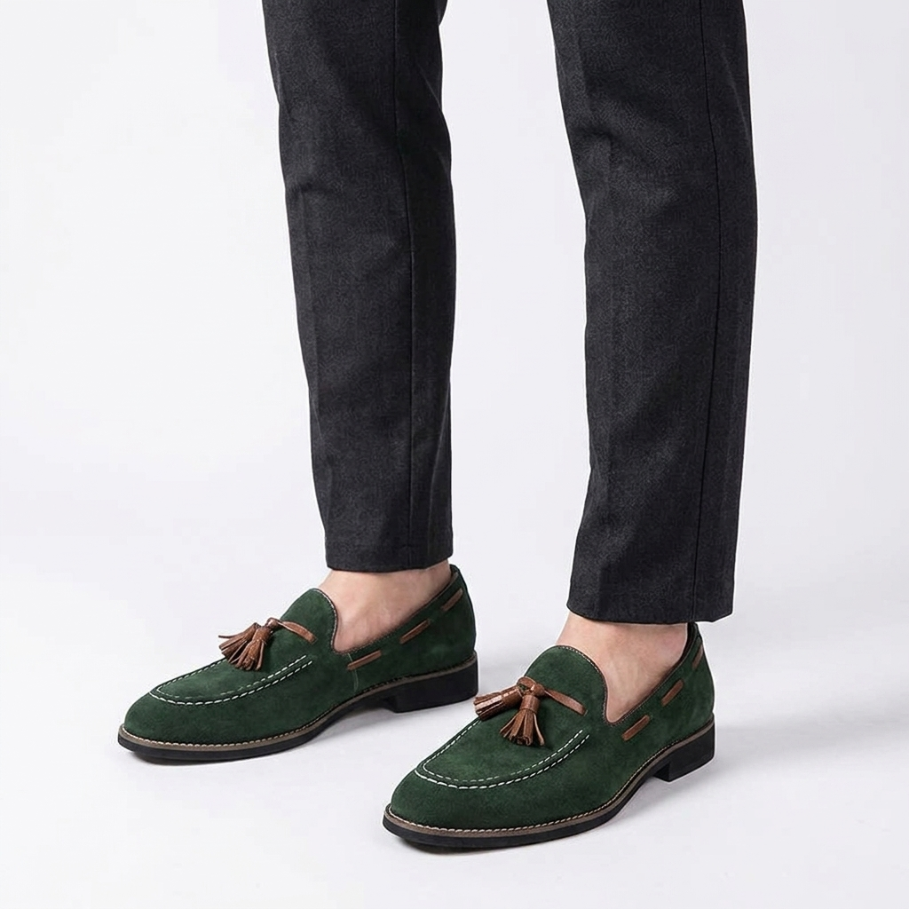 Barolo Suede Loafers
