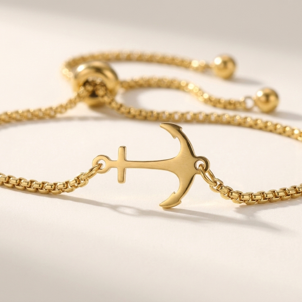 Cervo Steel Anchor Bracelet — Hopeforwho (view 2)