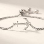 Cervo Steel Anchor Bracelet — Hopeforwho (view 5)