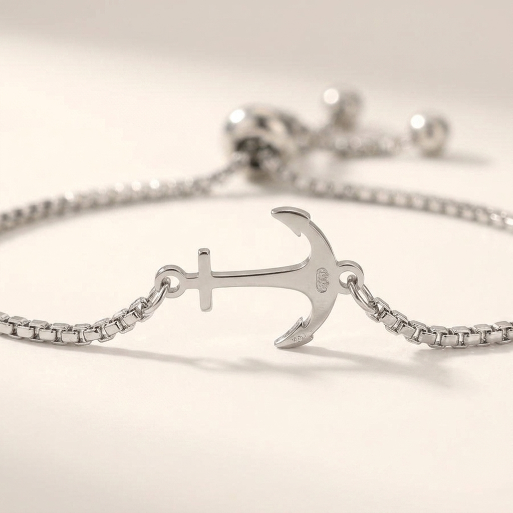 Cervo Steel Anchor Bracelet — Hopeforwho (view 5)