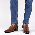 Savonti Men's Leather Harness Boots — Hopeforwho (view 3)